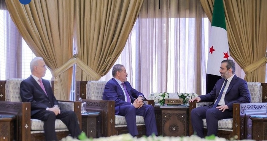 دمشق: الشيبباني يستقبل ياسر عباس