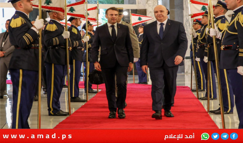 عون يبحث مع ماكرون الوضع في الجنوب واستمرار الهجمات الإسرائيلية
