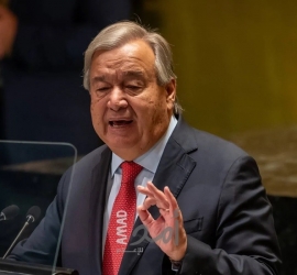 الترويكا العربية الإسلامية تبحث مع غوتيريش وقف إطلاق النار ورفض مخططات الضم بالضفة