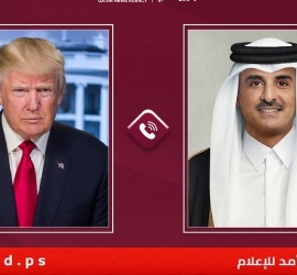 أمير قطر يعرب لترامب القدرة على التوصل إلى "تسوية عادلة" حسب خطته