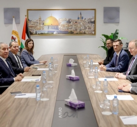 خلال لقاء وفد الاتحاد الأوروبي..الشيخ يؤكد أهمية الربط السياسي والقانوني بين الضفة الغربية وقطاع غزة