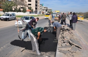 الإدارة المدنية استكملت مشروع إنارة الطرق المؤدية إلى مدينة بيت جالا