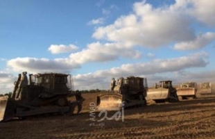 توغل 6 جرافات عسكرية إسرائيلية جنوب قطاع غزة