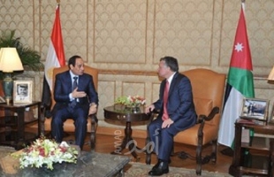 الرئيس المصري يستقبل الملك عبد الله الثانى