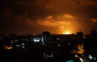 بعد اطلاق صاروخ..طائرات الاحتلال تقصف عدة أهداف في قطاع غزة - فيديو