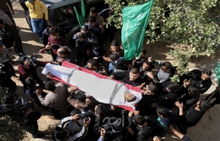 تشييع جثمان الشهيد الفتى "فهد الأسطل" جنوب قطاع غزة