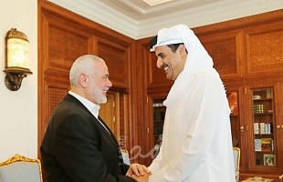وفد حماس برئاسة هنية يلتقي أمير قطر