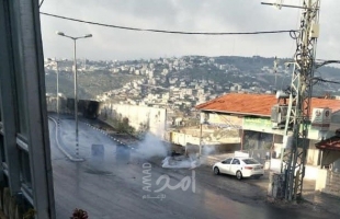 جنين: إصابات بالاختناق خلال مواجهات مع قوات الاحتلال
