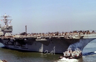 بالفيديو.. "الغد" ترصد تفاصيل وصول سفينة حربية أمريكية إلى شرق البحر المتوسط