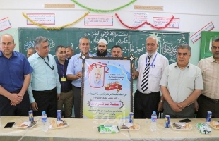 مركز تجهيز امتحانات الثانوية العامة بخانيونس يكرّم عطية أبو نمر