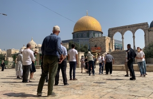 استمرار ردود الفعل الفلسطينية الرافضة  لقرارالسماح لليهود" الصلاة الصامتة "في الأقصى