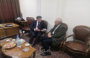 عبد الهادي يبحث مع الأمين العام للقيادة الفلسطينية لحزب البعث العربي الاشتراكي آخر المستجدات