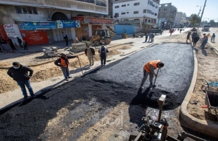 بلدية غزة تنجز الأعمال الرئيسة لمشروع تطوير "دوار دولة"