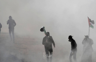 نابلس: إصابات بالاختناق خلال مواجهات بين قوات الاحتلال وطلبة مدارس في بورين