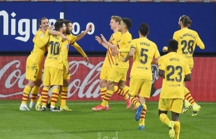 برشلونة يفوز على أوساسونا