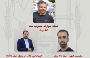 (40) يوماً على إضراب الأسير "عماد سواركه" رفضًا لاعتقاله الإداريّ في سجون الاحتلال