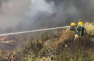 الضفة: الدفاع المدني يتعامل مع (60) حادث حريق وإنقاذ
