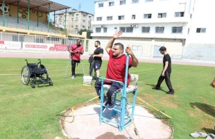 بلدية غزة تستضيف فريق منتخب رياضة البارالمبية لذوي الإعاقة