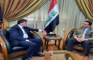عبد الهادي يطلع سفير العراق على أخر المستجدات في الأراضي الفلسطينية