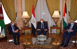 لقاء فلسطيني مصري أردني قبل "الوزاري العربي"