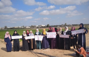 غزة: "كتلة نضال المرأة" تنظم يوم تطوعى مع الخريجات فى مجال الزراعة