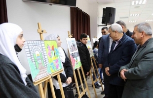 قلقيلية: افتتاح معرض رسومات حول "القدس"