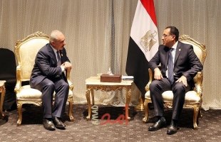 رئيس الوزراء الفلسطيني يلتقي نظيره المصري على هامش قمة المناخ