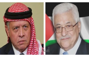 الرئيس عباس يهاتف العاهل الأردني للاطمئنان على الأوضاع في الأردن