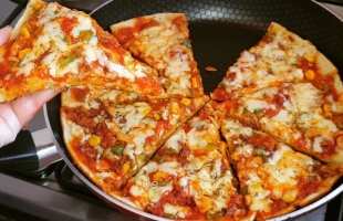 طريقة عمل البيتزا السائلة
