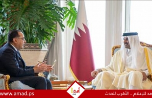 أمير قطر يلتقي مع رئيس وزراء مصر لأول مرة في الدوحة