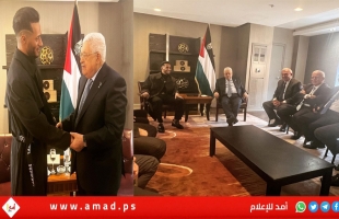 الرئيس عباس يستقبل الفنان المصري محمد رمضان - صور وفيديو