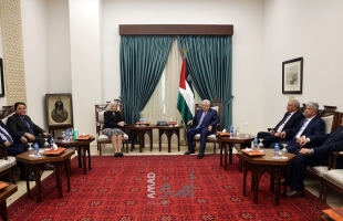 الرئيس عباس يستقبل وفدا من الجامعة العربية برئاسة الأمين العام المساعد لقطاع الشؤون الاجتماعية
