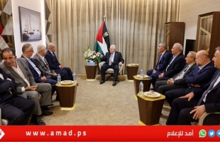 الرئيس عباس يستقبل وفد "الشعبية" المشارك في اجتماع الأمناء العامين