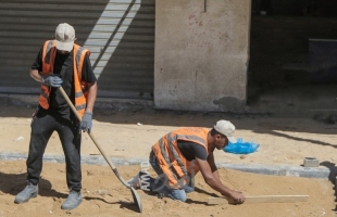 "بلدية غزة" تجري تعديلات لشارع الصناعة" جنوب غرب غزة"