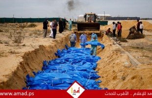 انتشال جثامين 283 شهيدا من ثلاث مقابر جماعية بخان يونس