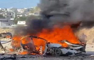 طولكرم: جيش الاحتلال يغتال شابين بقصف سيارة في مخيم نور شمس- فيديو