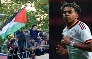 أول تعليق من رئيس وزراء إسبانيا على رفع "يامين يامال" علم فلسطين