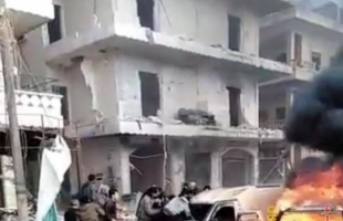 محدث- عشرات والجرحى في انفجار بالسوق الشعبى بمدينة عفرين السورية