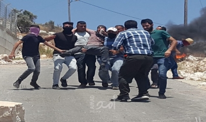 إصابتان خلال اعتداء جيش الاحتلال على مسيرة كفر قدوم الأسبوعية