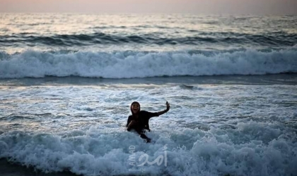 سلطة المياه: (35%) من شاطئ بحر غزة ملوث و65% آمن للسباحة