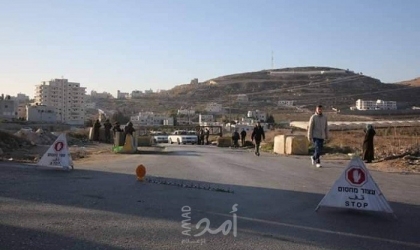 رام الله: جيش الاحتلال يشدد اجراءاته على مدخل النبي صالح