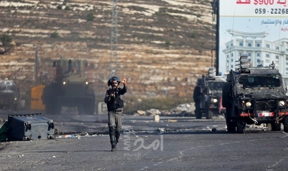 قلقيلية: قوات الاحتلال تقمع مسيرة سلمية منددة بالمشاريع الاستيطانية