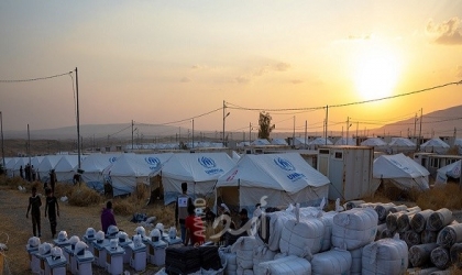 إصابة لاجئين سوريين جراء حريق بمخيم في كردستان العراق