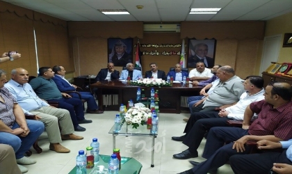محافظو غزة لاتحاد المقاولين: ندعم مطالبكم العادلة وسنحملها للرئيس والحكومة