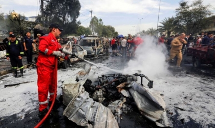 بغداد:  اغتيال شخصيات عراقية في استهداف بطائرة مسيرة - فيديو