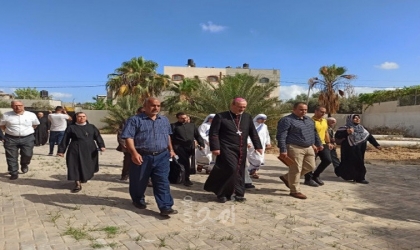 وزارة السياحة يستقبل بطريرك اللاتين للأراضي المقدسة في الكنيسة البيزنطية