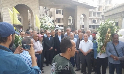 "الديمقراطية" تزور أضرحة الشهداء في مخيم اليرموك وتستقبل وفد الفصائل مهنئاً بـ"عيد الأضحى"