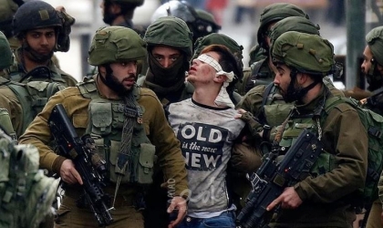 مركز فلسطين: (865) حالة اعتقال من جيش الاحتلال لأطفال قاصرين