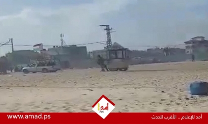 بلدية رفح وشرطة حماس تزيل وتحرق "بسطات" لبائعين على شاطئ البحر- فيديو