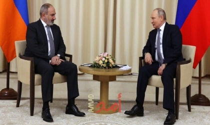 بوتين ورئيس وزراء أرمينيا يبحثان الوضع حول قره باغ
